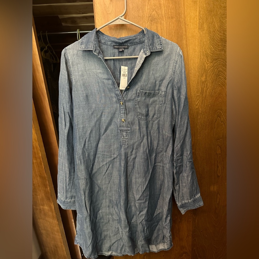 Women’s American eagle shirt dress size medium NWT